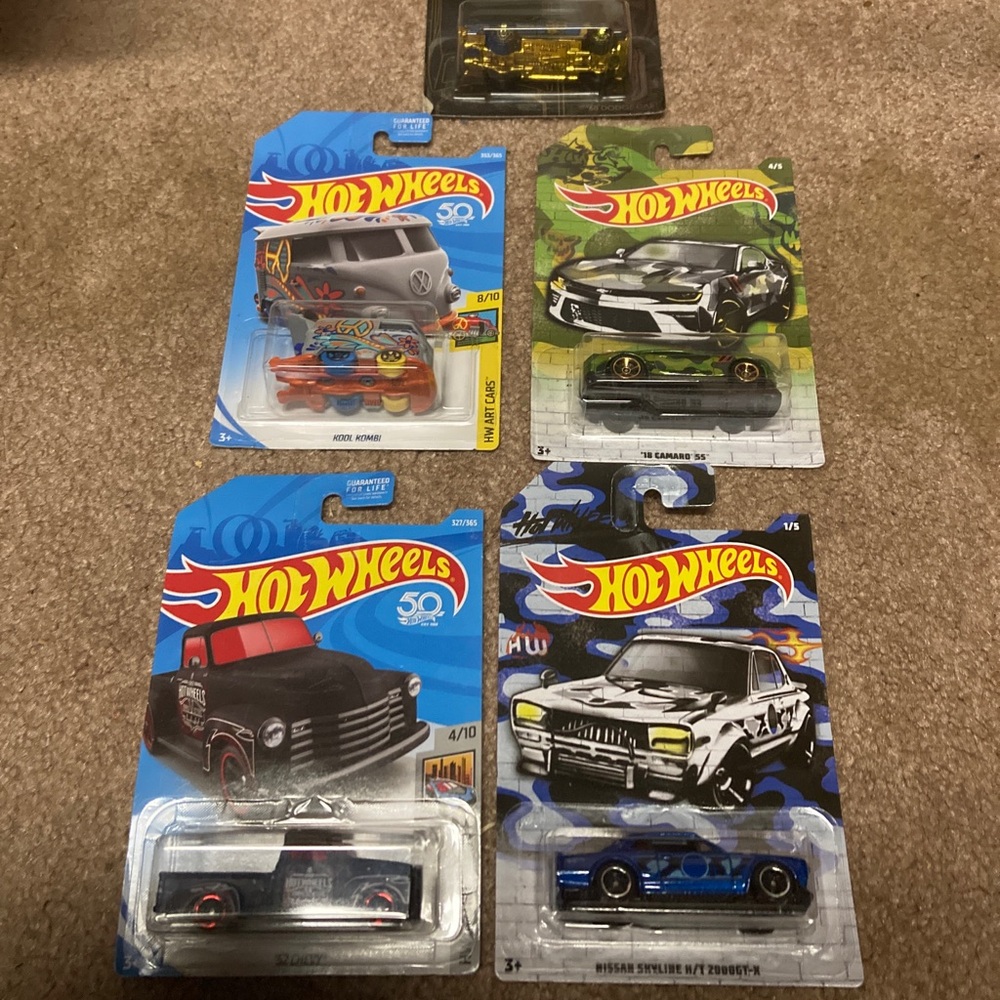 Lot Of 5 Hotwheels Brand New In Packages